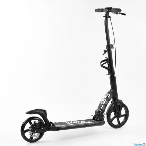 Картинка товара Самокат Best Scooter 92228 (2) колеса PU, переднее колесо 230 мм, заднее 200 мм , 2 амортизатора, ЧЁРНЫЙ на Raspashonka.ua фото 7
