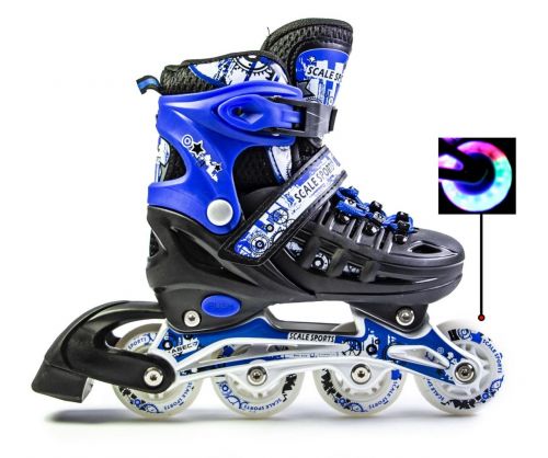 Картинка товара Ролики Scale Sports LF 905 Blue (29-33) (Код: 1281745602-S) на Raspashonka.ua фото 3