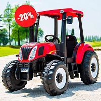 Фото анонса детский электрический трактор m 4643 eblr-3, bambi racer: 24v 10a, 400w, 12км/ч - красный от интернет магазина Raspashonka.ua