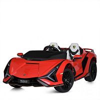 детский электромобиль m 5072 eblr-3 lamborghini sian: двухместный, пульт 2.4g, моторы 120w, 8 км/ч, 12v 14а - красный - Raspashonka.ua