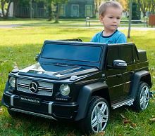 Детский электромобиль джип YSA100 BLACK MERCEDES черный