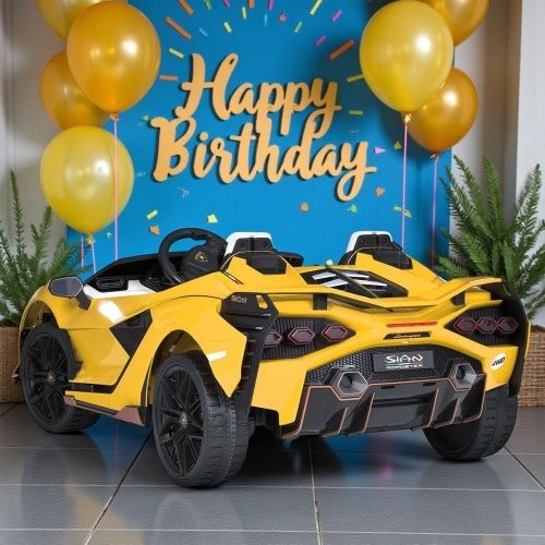 Картинка товара Детский электромобиль M 5072 EBLR-6 Lamborghini Sian: двухместный, пульт 2.4G, моторы 120W, 8 км/ч, 12V 14А - ЖЕЛТЫЙ на Raspashonka.ua фото 4 Картинка товара Детский электромобиль M 5072 EBLR-6 Lamborghini Sian: двухместный, пульт 2.4G, моторы 120W, 8 км/ч, 12V 14А - ЖЕЛТЫЙ на Raspashonka.ua фото 4