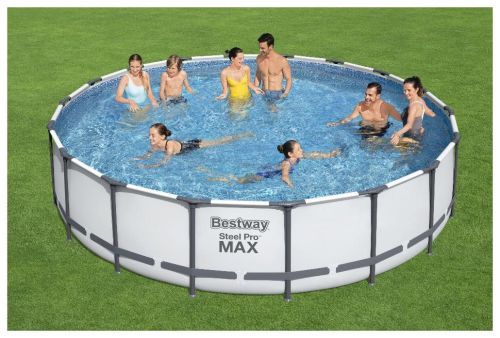 Картинка товара Бассейн карасный Bestway Steel Pro MAX 56462: на 23062 литра, 549-122см на Raspashonka.ua фото 2