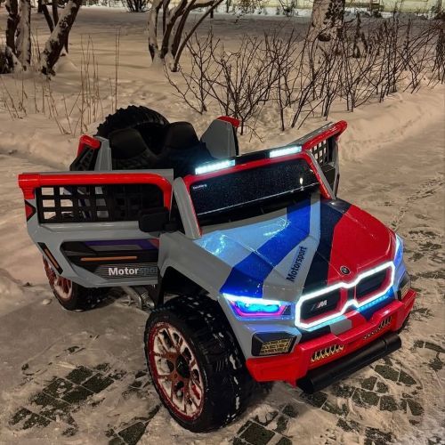 Детский электромобиль джип M 5850 EBLR-11 BMW разноцветный фото 3