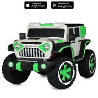 Детский электромобиль джип M 5845 EBLR-1 BAMBI RACER белый