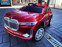 Детский электромобиль джип YT-3588 RED PAINT BMW бордовый