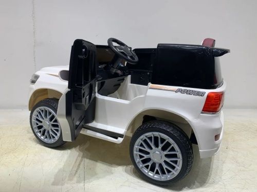 Детский электромобиль джип M 6130 EBLR-1 TOYOTA белый фото 6