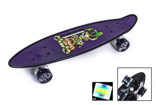 Картинка товара PENNY BOARD с ручкой, Пират, светящиеся колёса (1804264360) на Raspashonka.ua фото 2