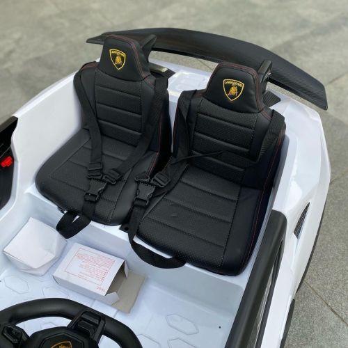Детский электромобиль M 5020 EBLR-1(24V) LAMBORGHINI белый  фото 23