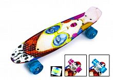 Фото анонса penny board 22" "cool girl" - светящиеся колёса! (pg041) от интернет магазина Raspashonka.ua