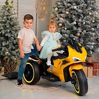 Фото анонса детский мотоцикл m 6021 el-6, bambi racer: 90w, 8 км/ч, 12v 10а - желтый от интернет магазина Raspashonka.ua
