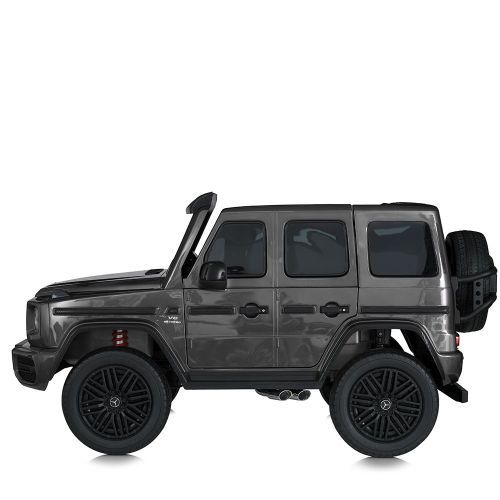 Детский электромобиль джип M 5880 EBLRS-11 MERCEDES серый металлик фото 7