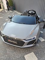 Детский электромобиль PA.A3000.STRONG.SZA AUDI серый металлик 