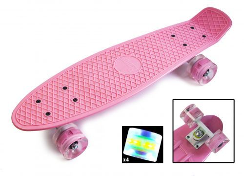 Картинка товара Penny Board 22" PASTEL SERIES Светящиеся колёса! (1995072726) на Raspashonka.ua фото 2