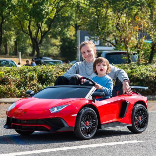 Детский электромобиль PA.A8803.STRONG.CR LAMBORGHINI красный  фото 2