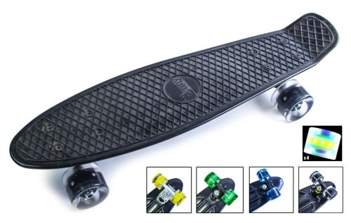 Картинка товара Penny Board 22" Black Светящиеся колёса! (1454088165) на Raspashonka.ua фото 2