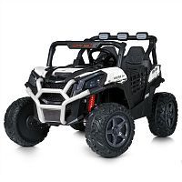 детский электромобиль джип m 5724 eblr-1, bambi racer: двухместный, 180w, 8 км/ч, 12v 10а - белый - Raspashonka.ua