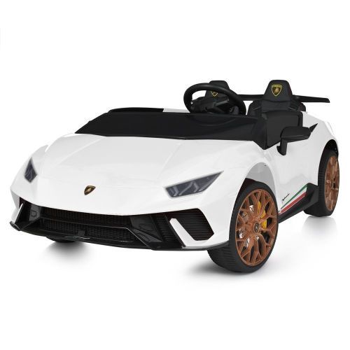 Детский электромобиль M 5020 EBLR-1(24V) LAMBORGHINI белый  фото 10