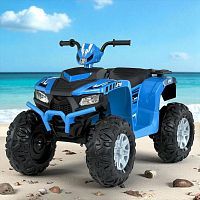 детский квадроцикл m 6060 el-4(24v), bambi racer: пульт, 8 км/ч, 2*35w, 24v5ah, eva - синий - Raspashonka.ua