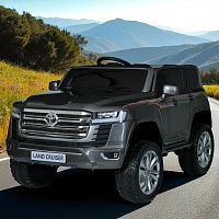 Детский электромобиль джип M 6146 EBLRS-11  TOYOTA серый металлик