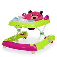 Фото анонса детские ходунки bear me 1055 bright pink: салатово-розовые от интернет магазина Raspashonka.ua