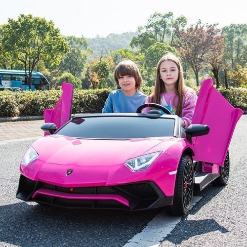 Детский электромобиль A8803 PINK LAMBORGHINI розовый  фото 3