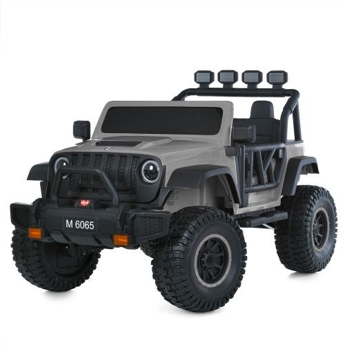 Дитячий електромобіль джип M 6065 EBLR-11 BAMBI RACER сірий фото 2 Дитячий електромобіль джип M 6065 EBLR-11 BAMBI RACER сірий фото 2