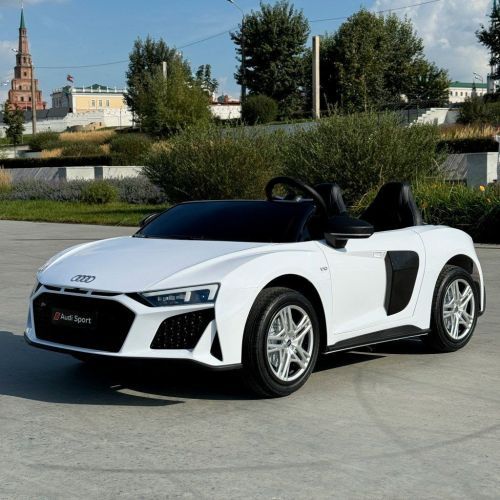 Детский электромобиль AUDI R8 Spyder PA.A3000.BIA AUDI белый  фото 2