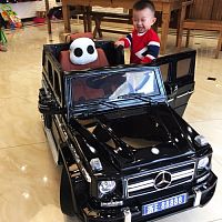 Детский электромобиль Mercedes Brabus G63 ЧЕРНЫЙ