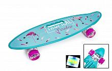 Фото анонса penny board с ручкой, фламинго, светящиеся колёса (1063452913) от интернет магазина Raspashonka.ua