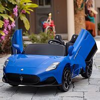 детский двухместный электромобиль maserati mc20: 12v, 180w, 8км/ч - синий - Raspashonka.ua