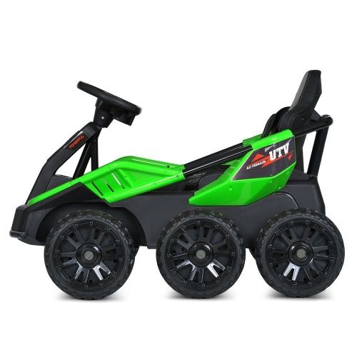 Дитячий електромобіль джип M 5765 EBLR-5 BAMBI RACER зелений фото 5