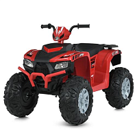 детский квадроцикл m 6060 el-3(24v): пульт, 8 км/ч, 2*35w, 24v5ah, eva - красный - Raspashonka.ua