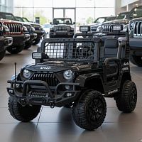 Фото анонса детский электромобиль джип m 6270 eblr-2(24v) bambi racer : пульт 2,4g, 90w, eva, 9 км/ч, кожа - черный от интернет магазина Raspashonka.ua