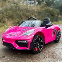 Детский электромобиль PORSCHE SPYDER RS, M 6055 EBLR-8 PORSCHE розовый - анонс