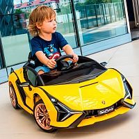 Детский электромобиль M 4530 EBLR-6 LAMBORGHINI желтый 