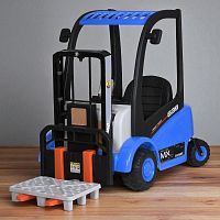 Фото анонса детский электромобиль погрузчик m 5989 blr-4 bambi racer: 2х35w, 6 км/ч, 12v 9а - голубой от интернет магазина Raspashonka.ua