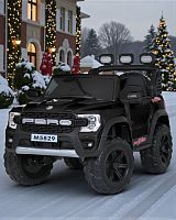 Детский электромобиль джип M 5829 EBLRS-2 JEEP черный металлик
