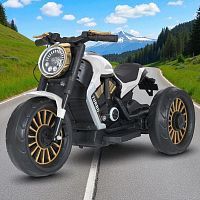Фото анонса детский мотоцикл m 5048el-1, bambi racer: моторы 50w, 5 км/ч, 12v 9а - белый от интернет магазина Raspashonka.ua