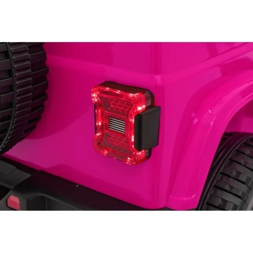 Детский электромобиль джип M 4176 EBLR-1 JEEP розовый фото 14