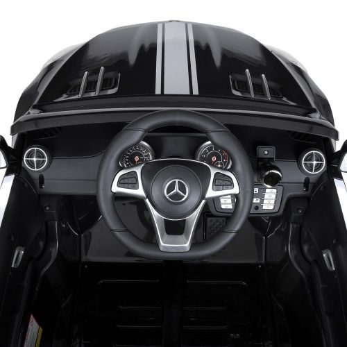 Картинка товара Детский электромобиль M 4866 EBLR-2-1 POLICE MERCEDES SL500 - ЧЕРНО-БЕЛЫЙ на Raspashonka.ua фото 10