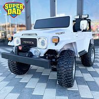 Фото анонса детский электромобиль m 4968 eblr-1(24v) toyota land cruiser: 24v, 320w, 10км/ч - белый от интернет магазина Raspashonka.ua