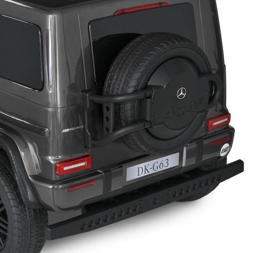 Детский электромобиль джип M 5880 EBLRS-11 MERCEDES серый металлик фото 6