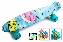 Фото анонса penny board 22" "cool cat" - светящиеся колёса! (pg011a) от интернет магазина Raspashonka.ua