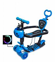 Фото анонса самокат 5in1 "божья коровка" blue с бортиком (956612321) от интернет магазина Raspashonka.ua