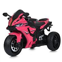 Фото анонса детский мотоцикл m 5823 els-8, bambi racer: 12v 5a, 2х35w, 8км/ч, eva, кожа - розовый от интернет магазина Raspashonka.ua