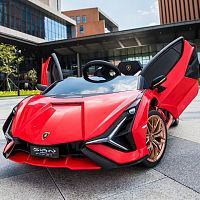 Детский электромобиль M 4530 EBLR-3 LAMBORGHINI красный 