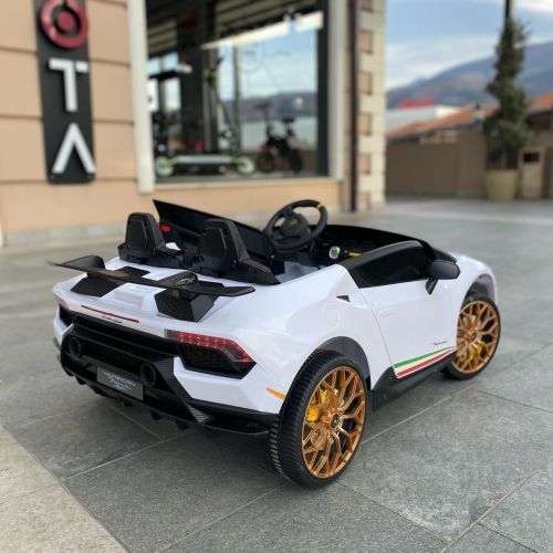 Детский электромобиль M 5020 EBLR-1(24V) LAMBORGHINI белый  фото 20