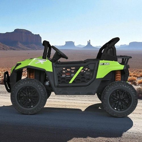 Картинка товара Детский электромобиль М 5911 EBLR-2-5(24V), BAMBI RACER: 24V 7А, пульт 2,4G, 2*150W, EVA - ЗЕЛЕНЫЙ на Raspashonka.ua фото 4