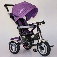 Фото анонса детский 3-х колесный велосипед best trike 5688: надувные колеса, поворотное сиденье - сиреневый от интернет магазина Raspashonka.ua